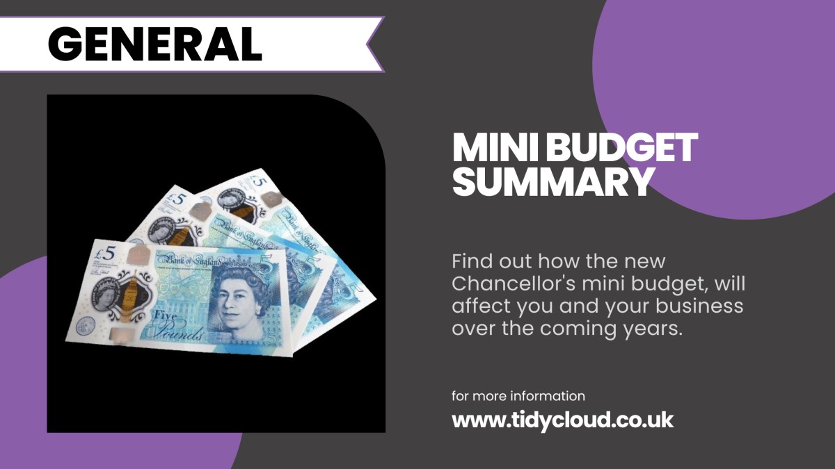 TidyCloud - Mini Budget – What It Means For Small Businesses