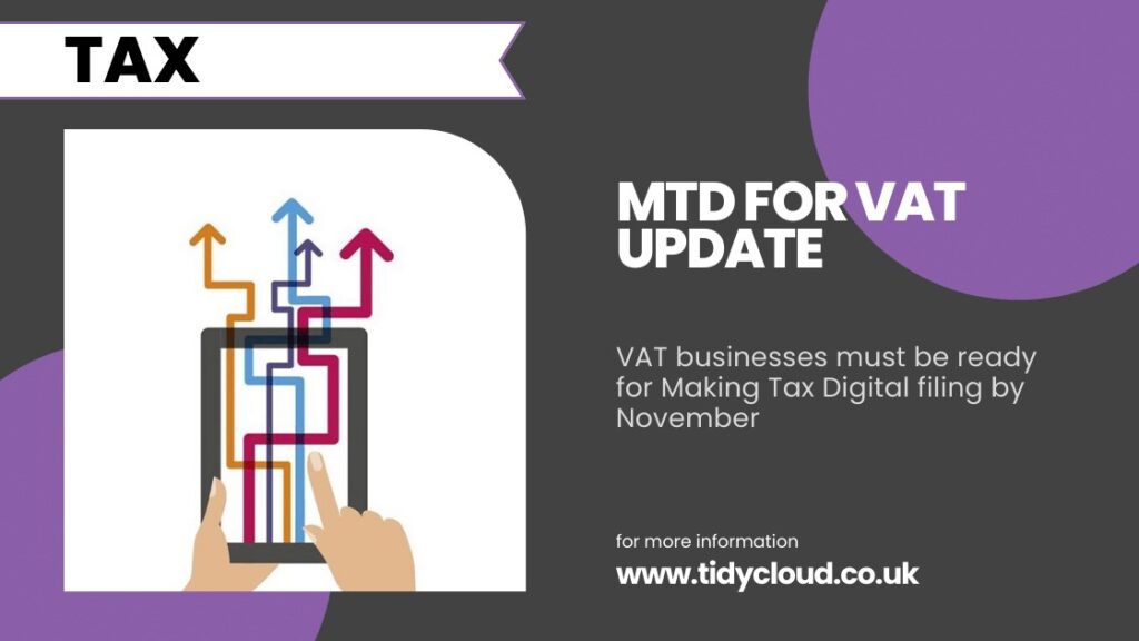 MTD for VAT Update