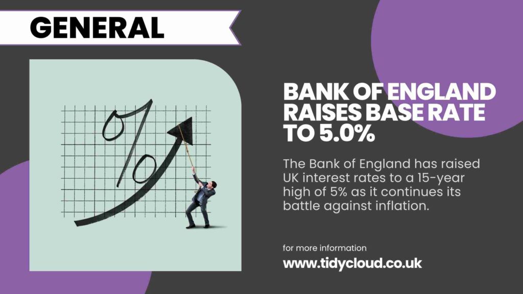 BOE Base Rate to 5%