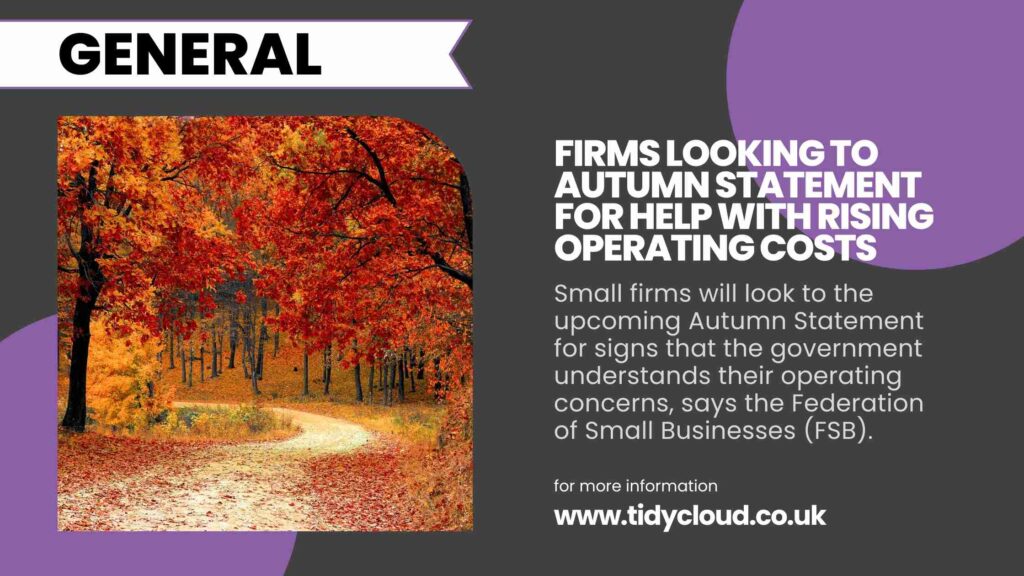 Autumn Statement Help for Firms