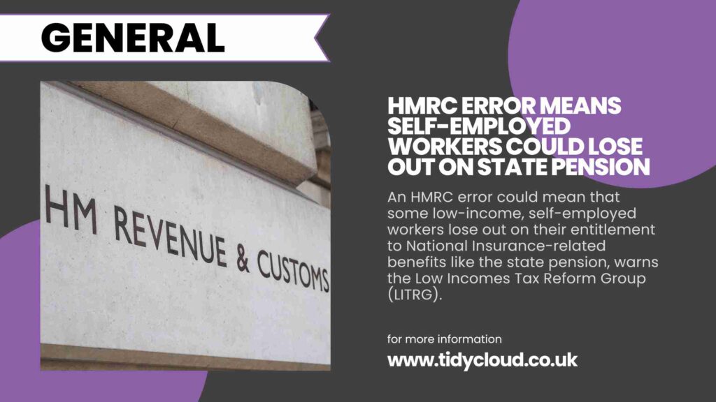 HMRC Error for Self-Employed