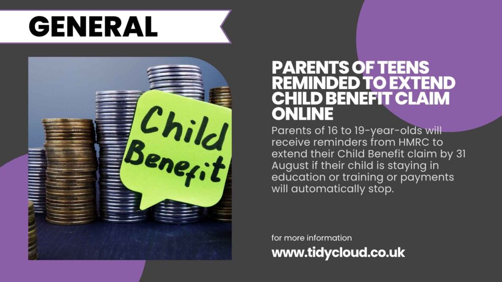 Child Benefit Extension